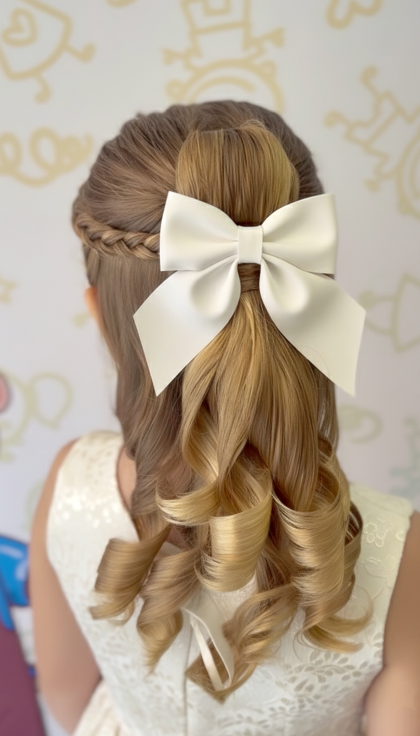 Penteado Trança e Coque Infantil - Tio Ge