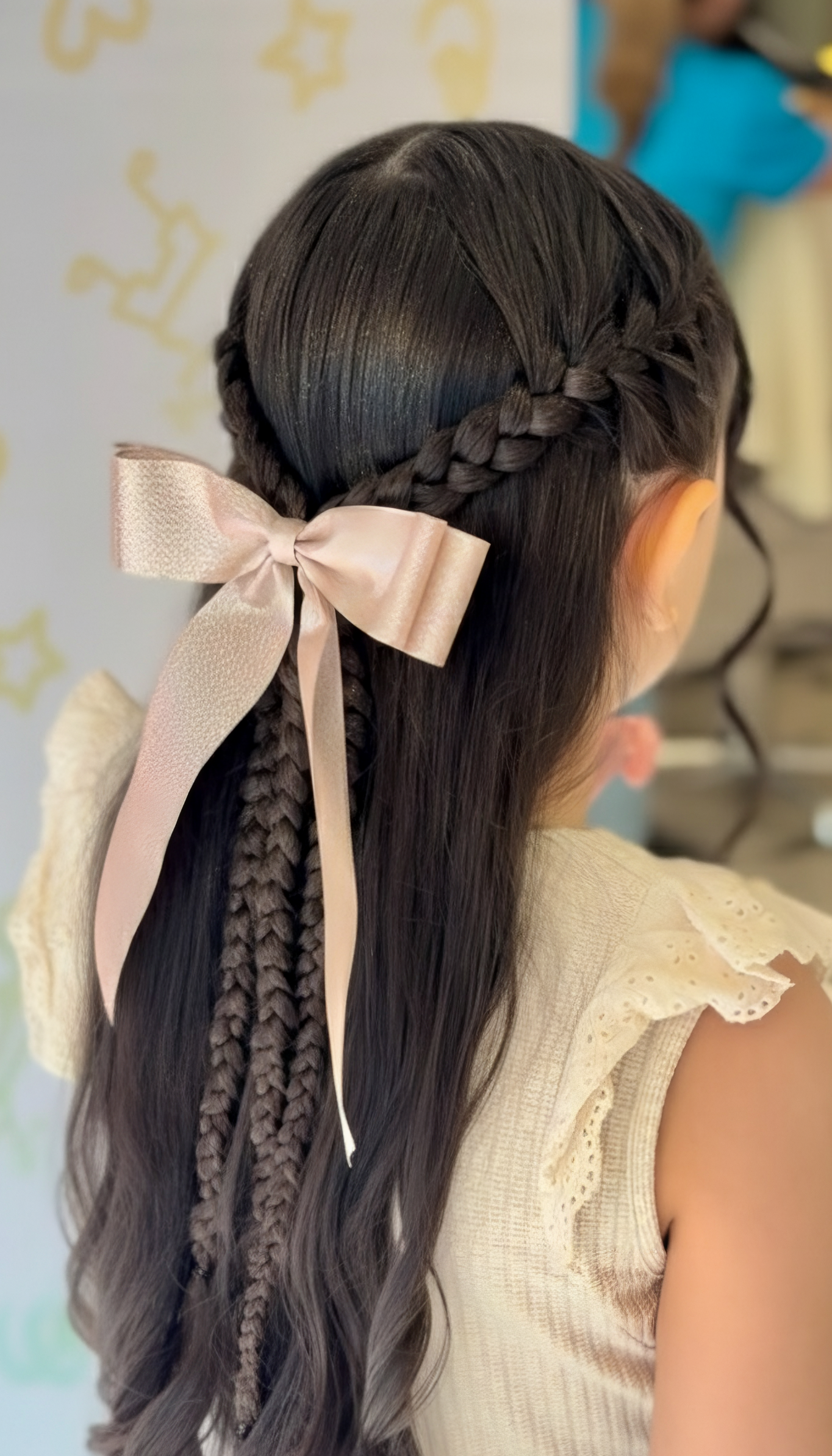 Penteado Trança e Coque Infantil - Tio Ge