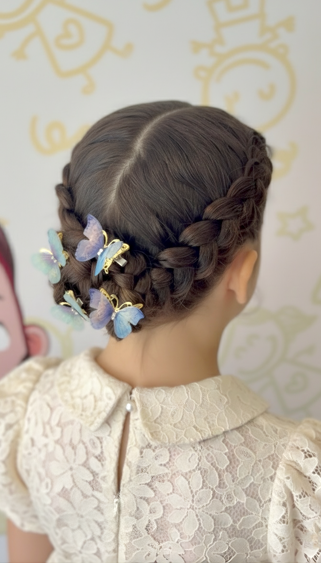 Penteado Trança e Coque Infantil - Tio Ge