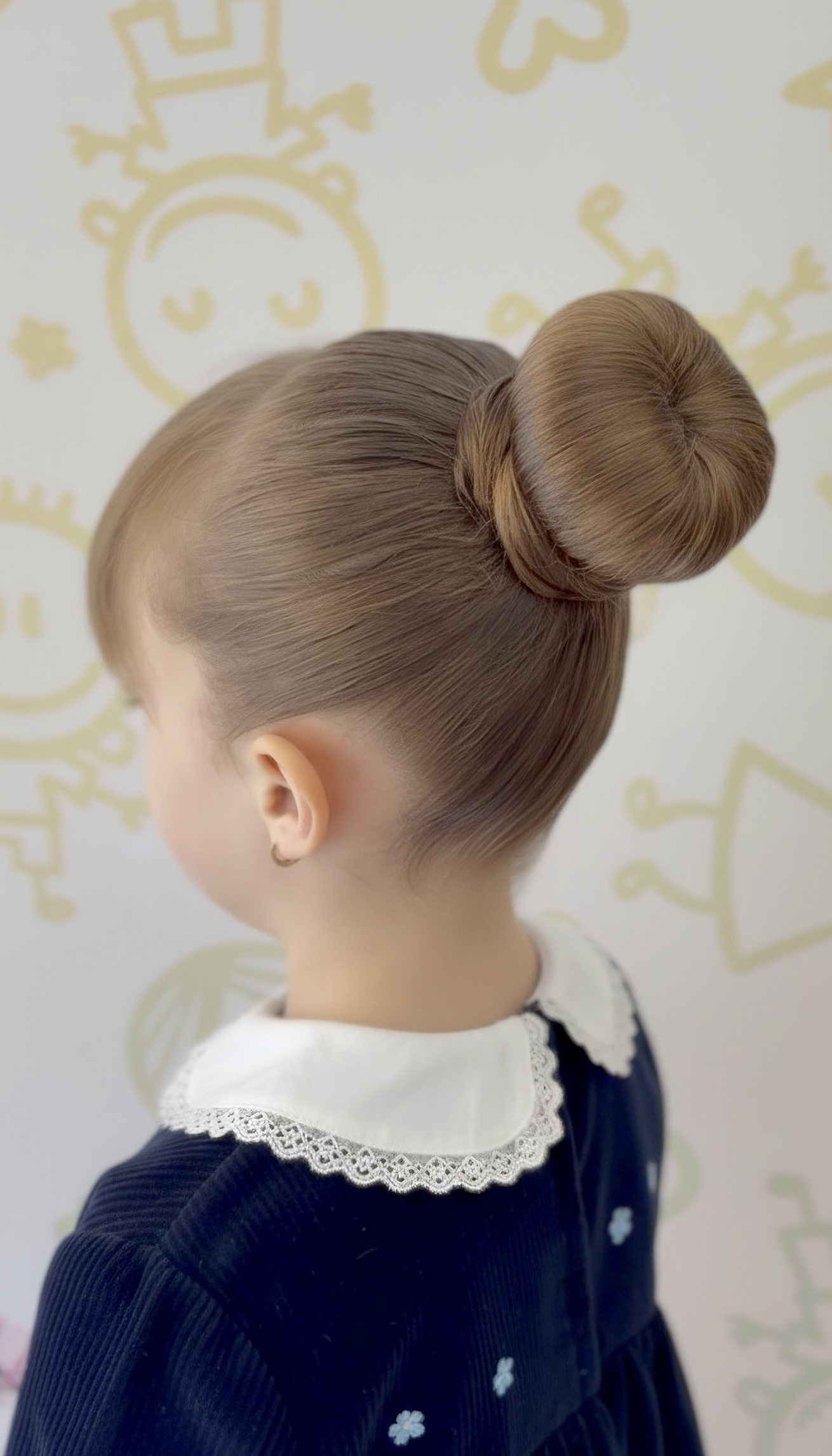 Penteado Trança e Coque Infantil - Tio Ge