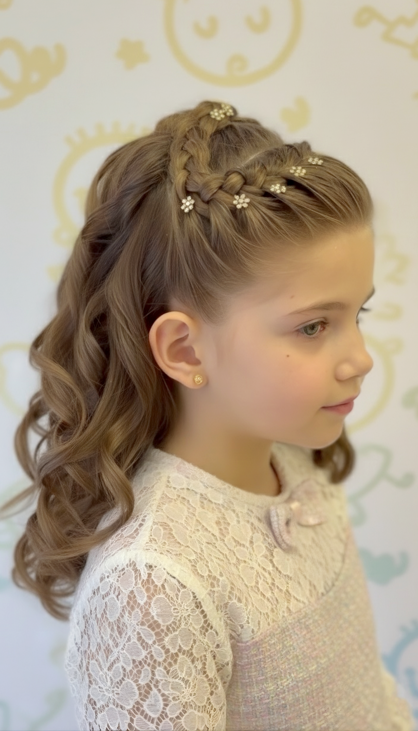 Penteado Trança e Coque Infantil - Tio Ge