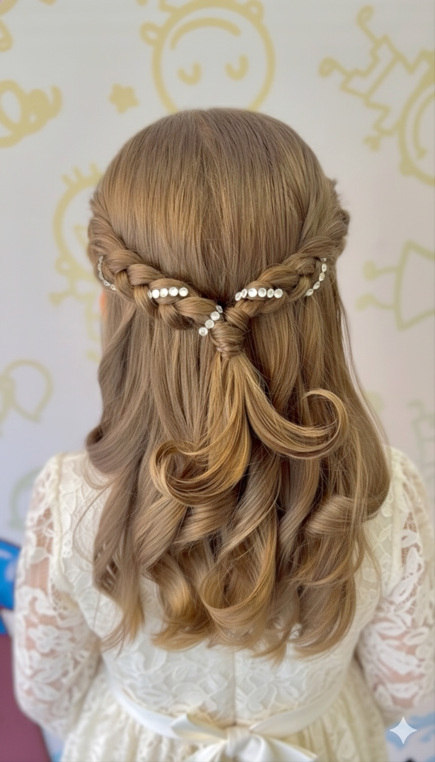 Penteado Trança e Coque Infantil - Tio Ge