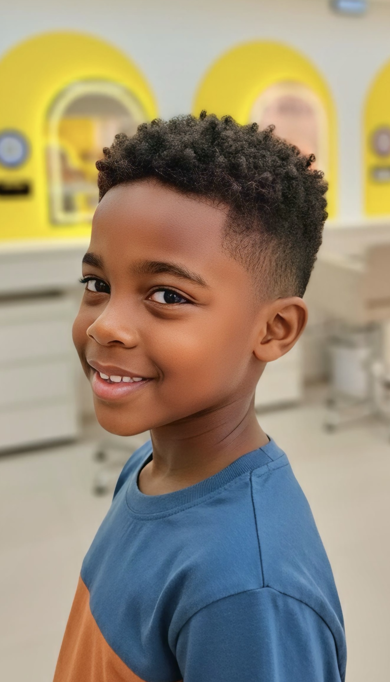 Corte de Cabelo e Franja Infantil - Tio Ge