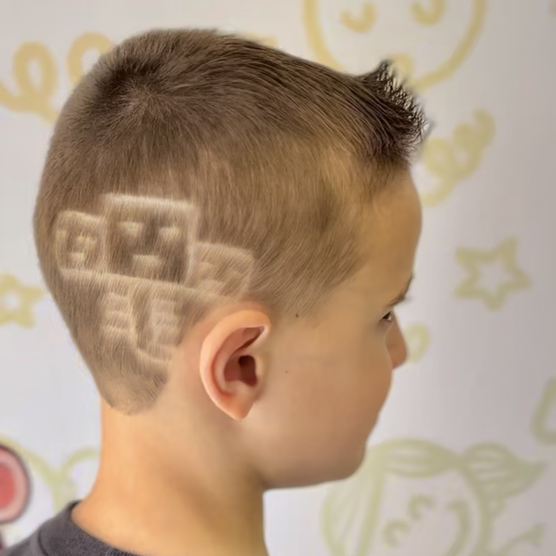 Corte com Desenho Infantil em Curitiba | Salão Tio Ge