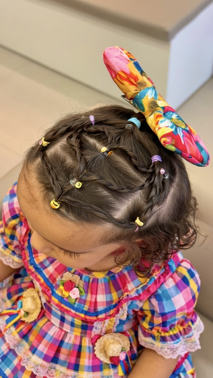 Penteado e Maquiagem para Festa Junina em Curitiba Penteado e Maquiagem para Festa Junina em Curitiba