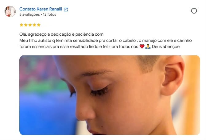 Atendimento de Crianças com TEA no Salão Tio Ge em Curitiba - PR Atendimento de Crianças com TEA no Salão Tio Ge em Curitiba - PR